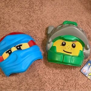 Nexo Knights LEGO Aaron Lego Child Cosplay Dress up Mask and Blue Ninjago Mask